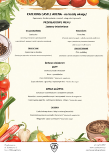 Menu cateringowe