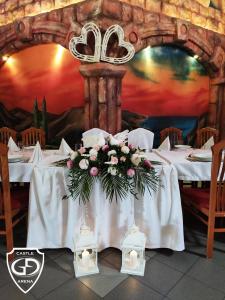 Sala - wystrój weselny